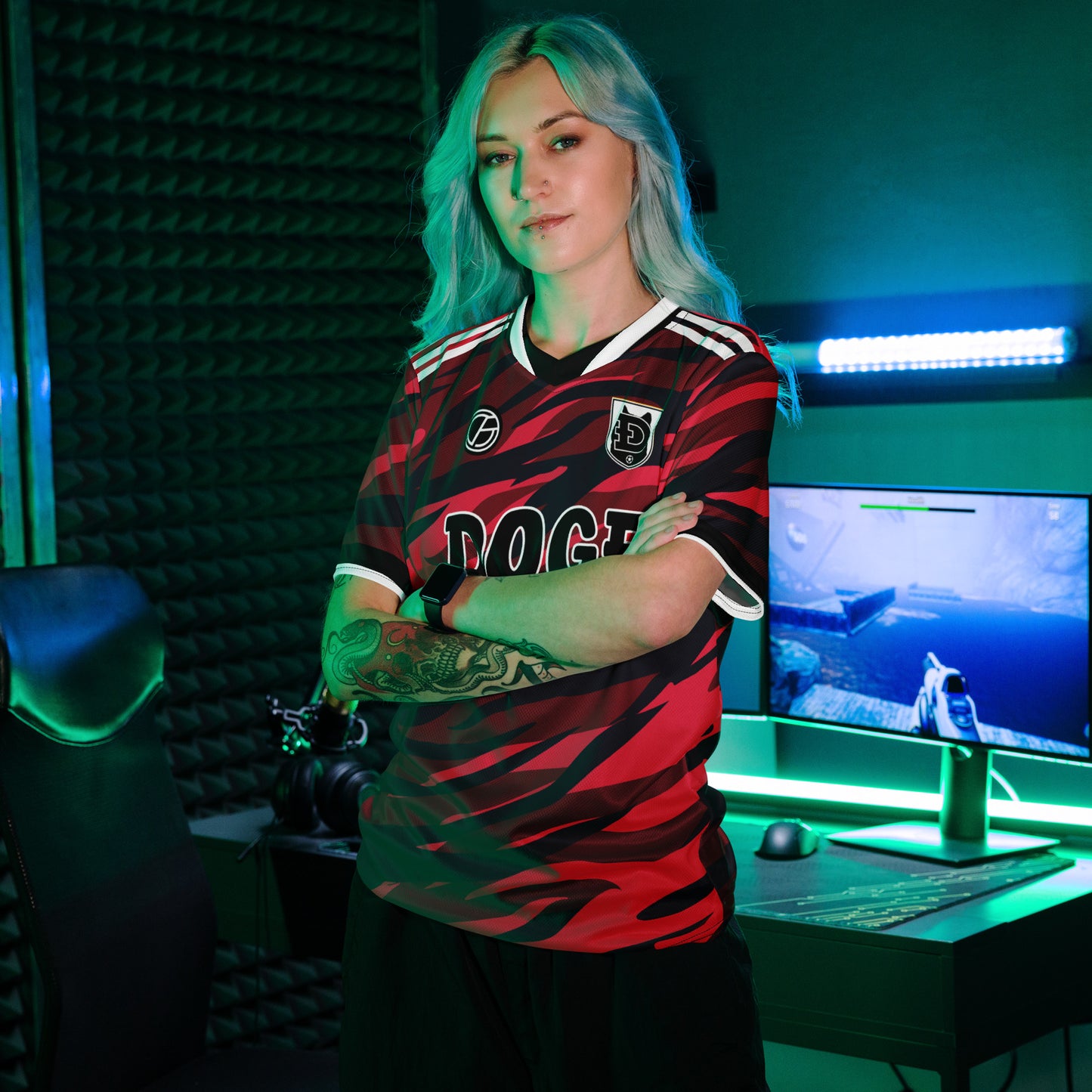 Dogecoin United FC 23/24 Red Jersey