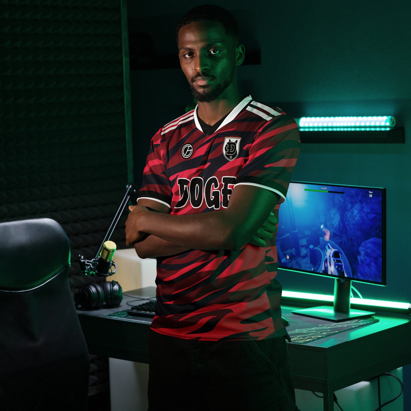 Dogecoin United FC 23/24 Red Jersey