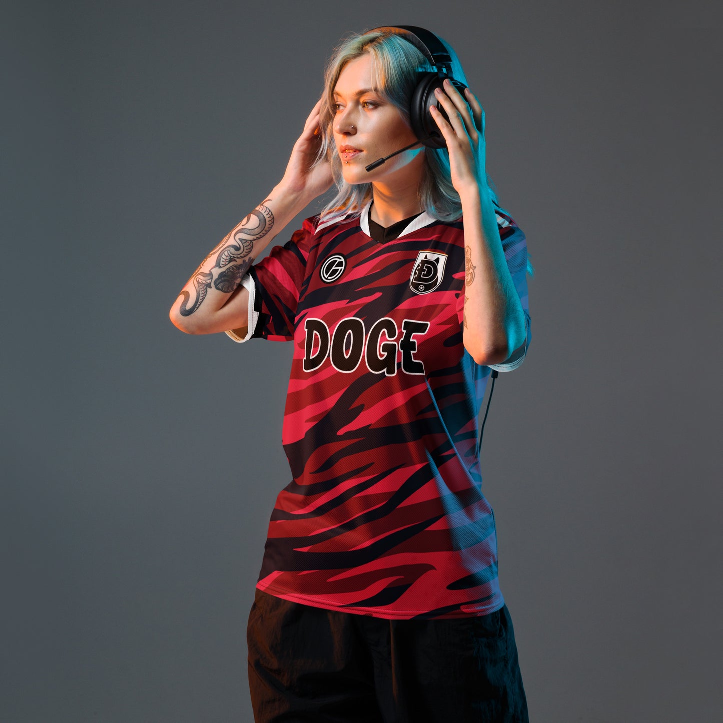 Dogecoin United FC 23/24 Red Jersey